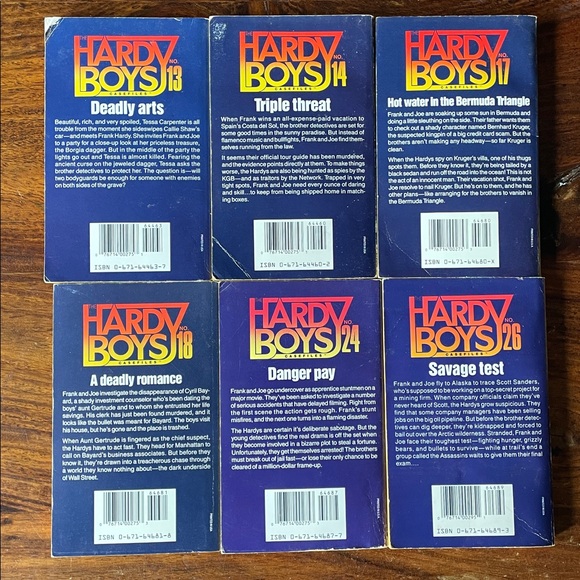 18 The Hardy Boys Case Files By Franklin W. Dixon Vintage Paperback Books 80s - Picture 12 of 15